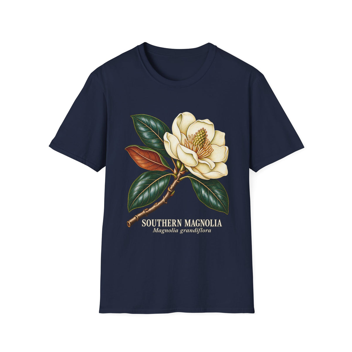Southern Magnolia Botanical T-Shirt | Magnolia grandiflora – EverBold ...