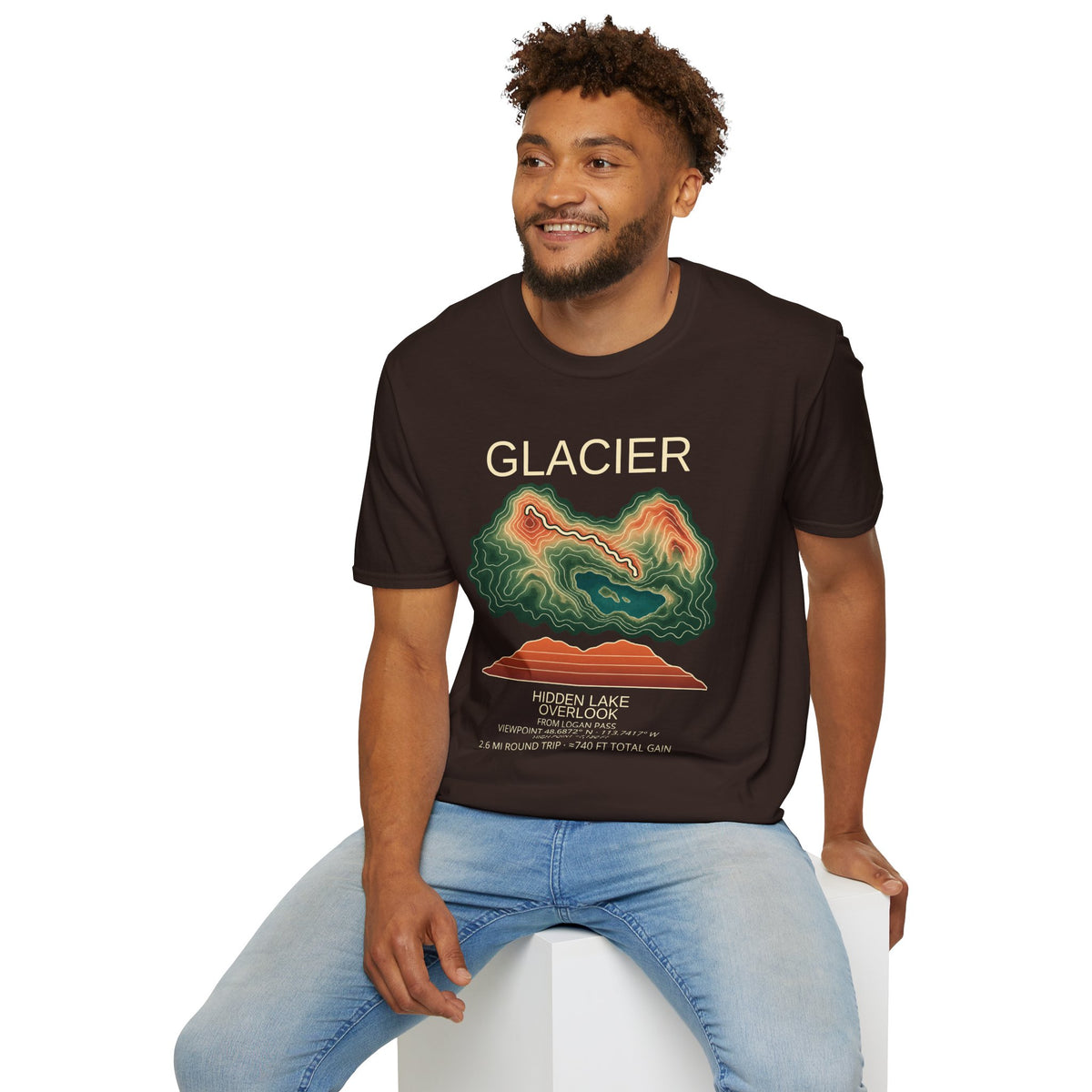 Hidden Lake Overlook Hiking T-Shirt | Glacier