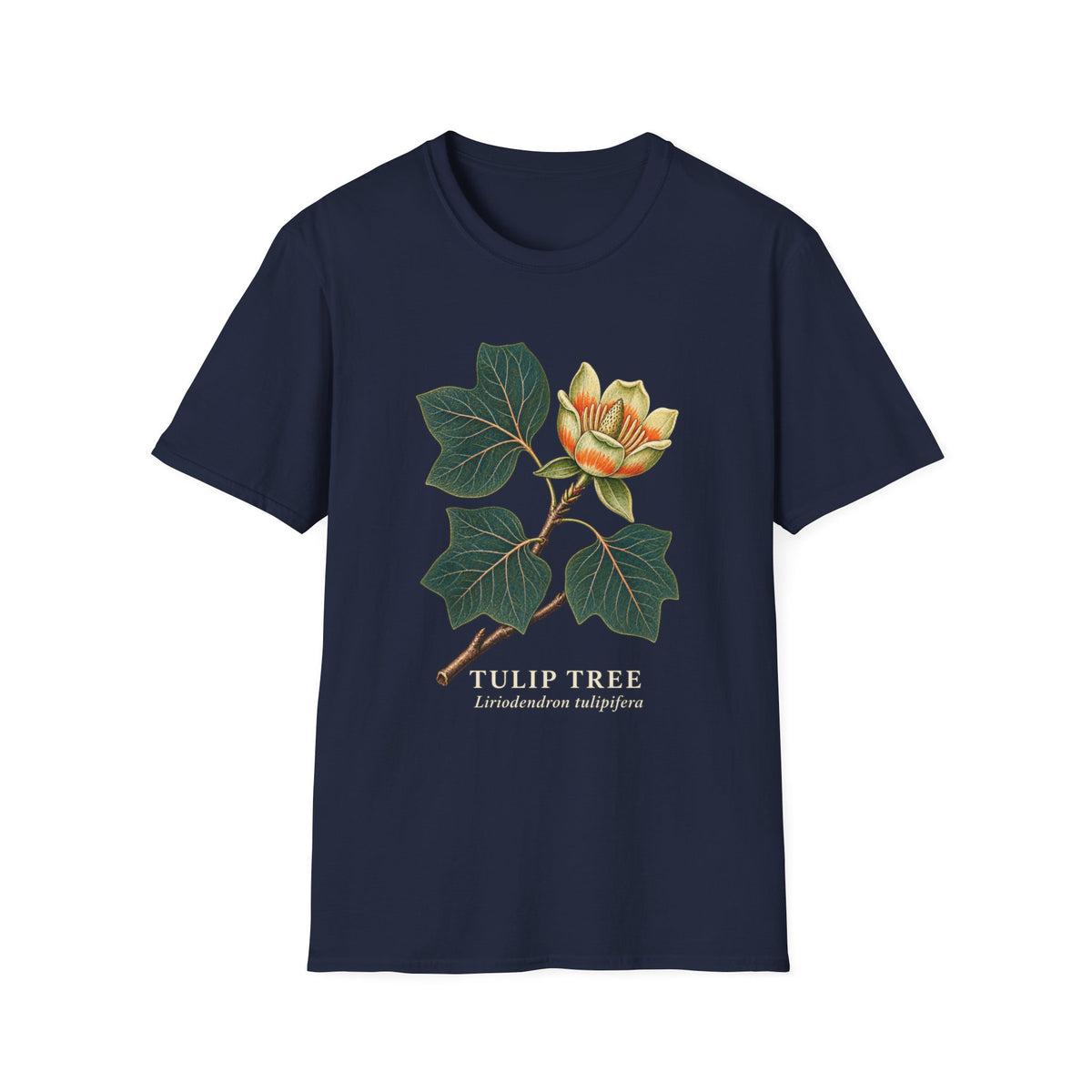 Tulip Tree Botanical T-Shirt | Liriodendron tulipifera