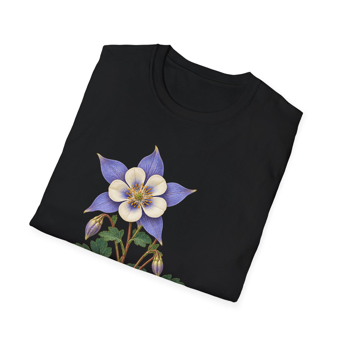 Colorado Blue Columbine State Flower T-Shirt