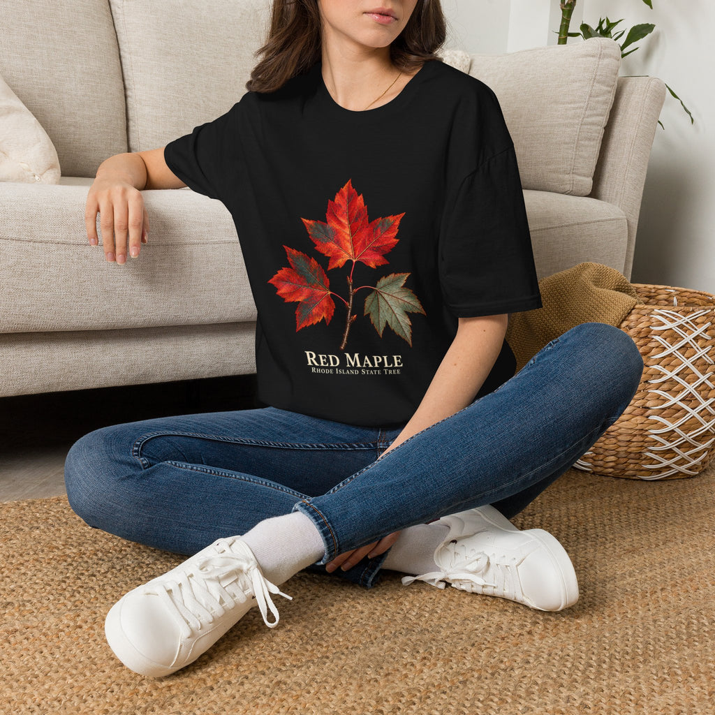 Red Maple Rhode Island State Tree T-Shirt