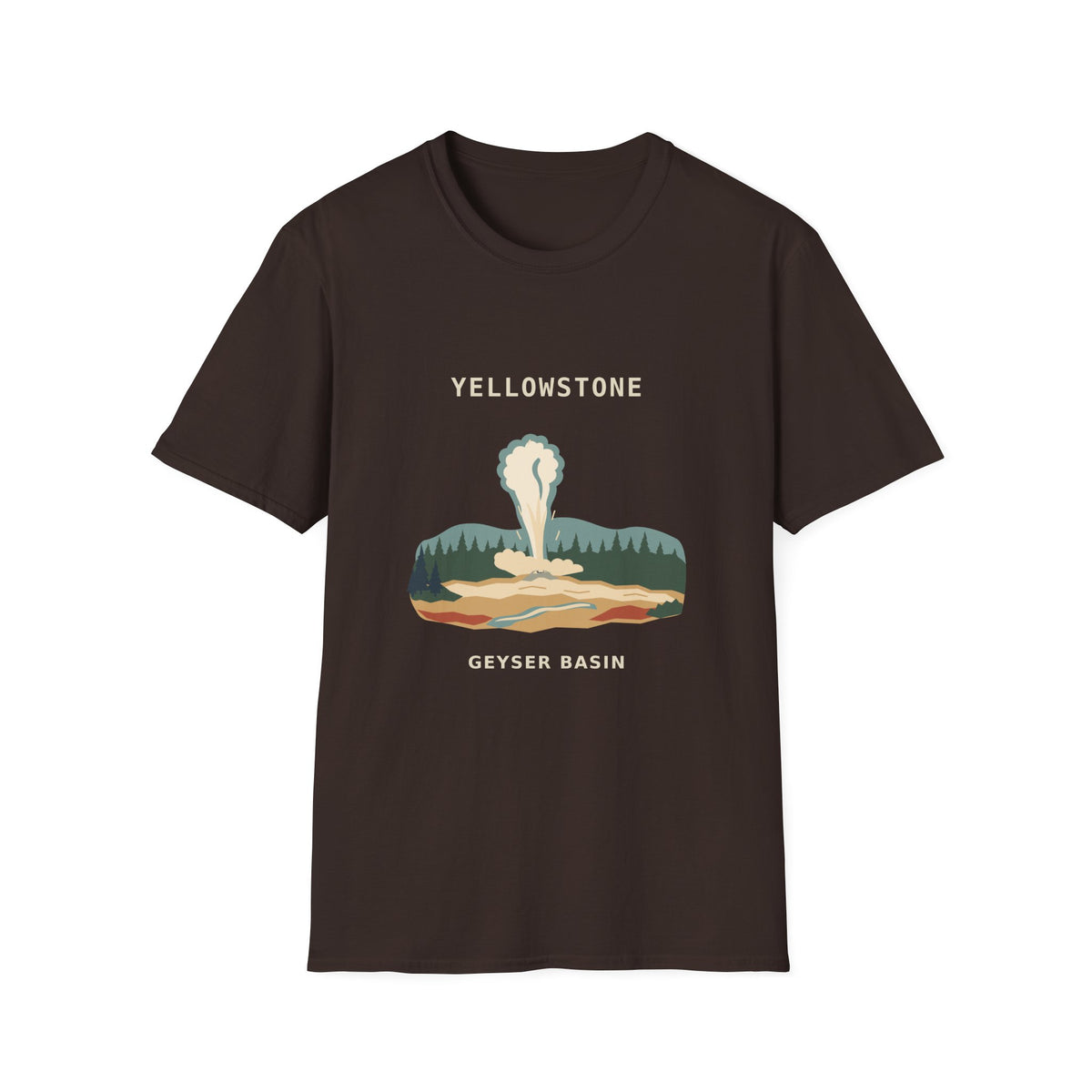 Yellowstone Geyser Basin Graphic T-Shirt