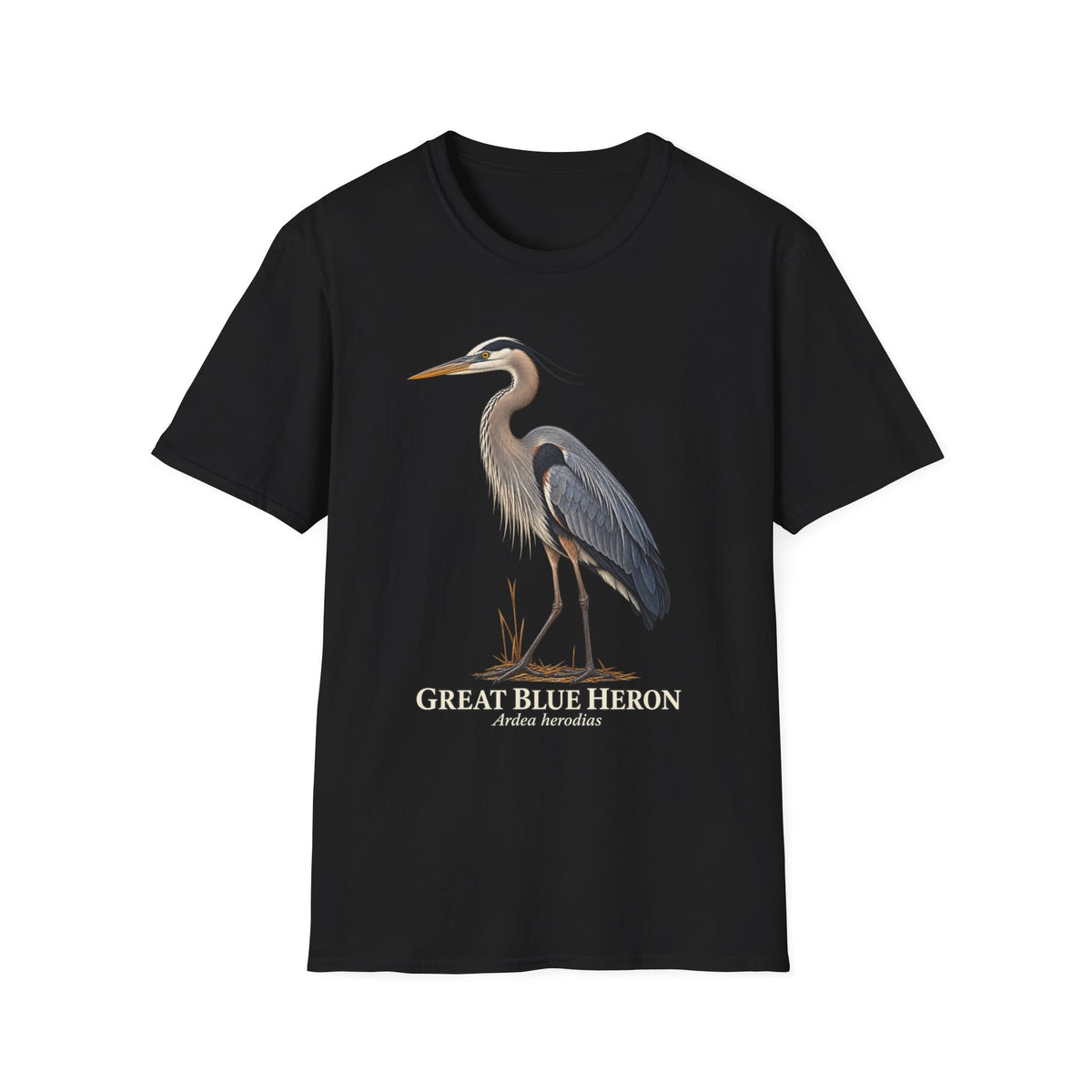 Great Blue Heron Birdwatching T-Shirt