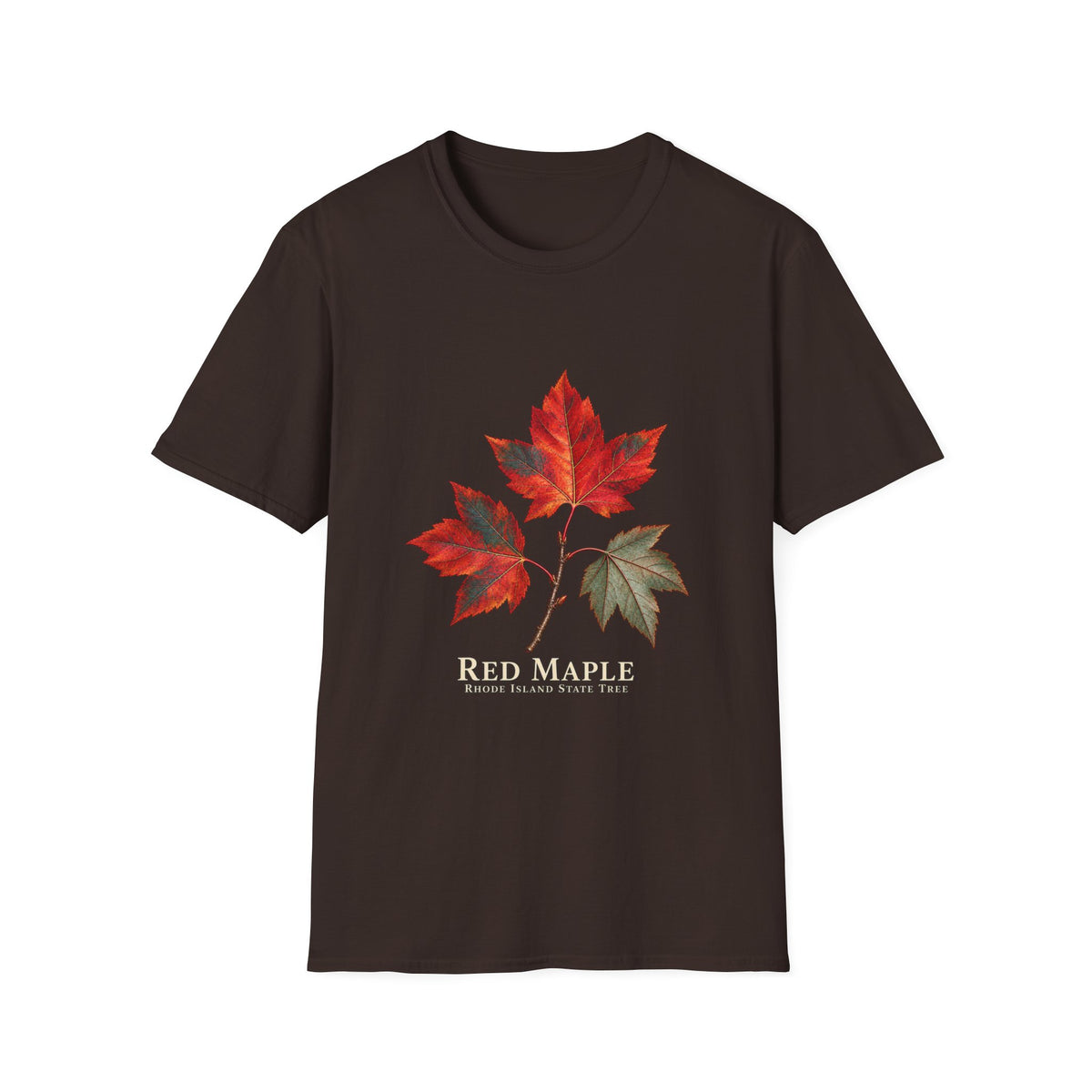 Red Maple Rhode Island State Tree T-Shirt