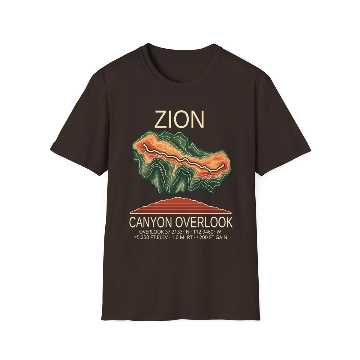 Canyon Overlook Hiking T-Shirt | Zion