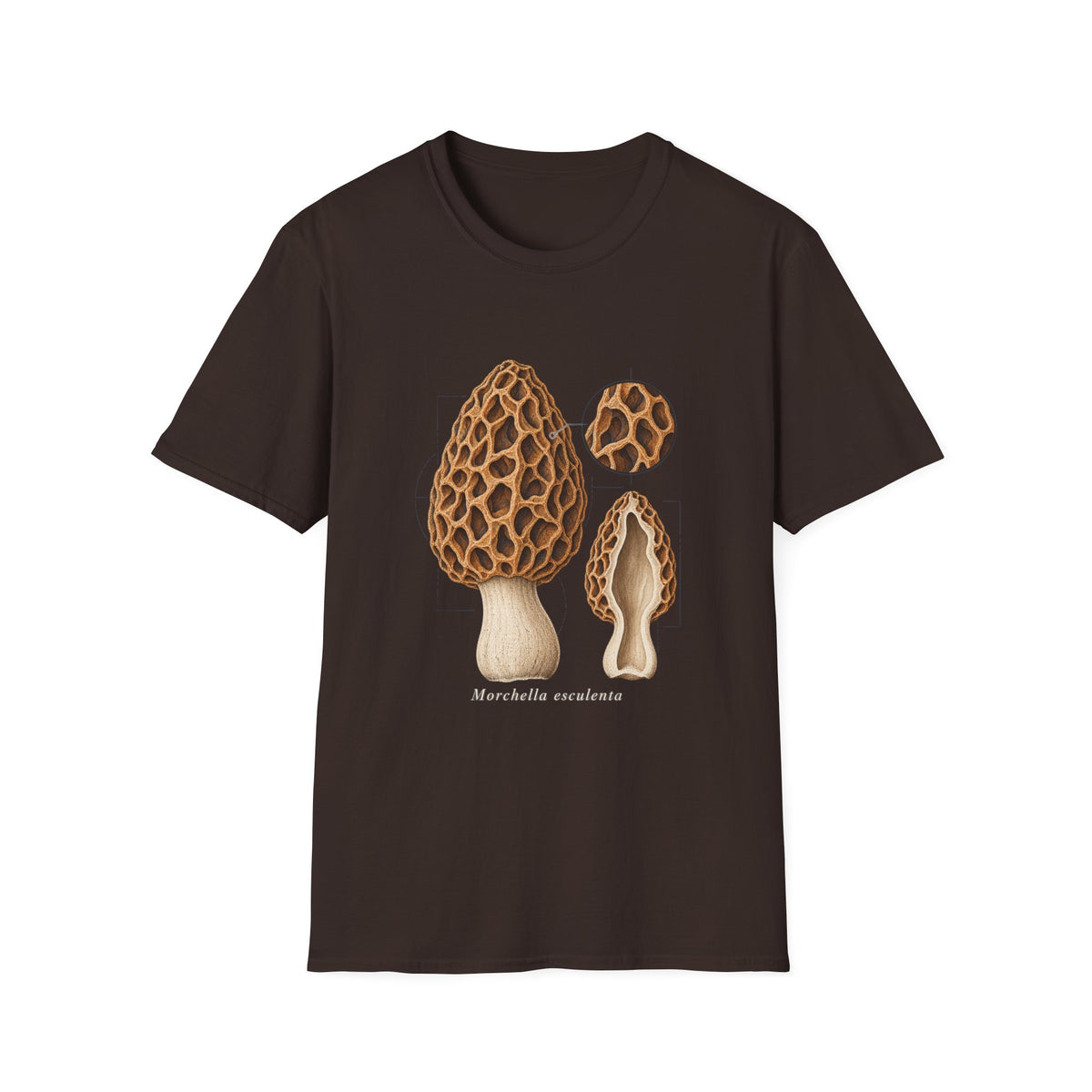 Common Morel Mushroom Study T-Shirt