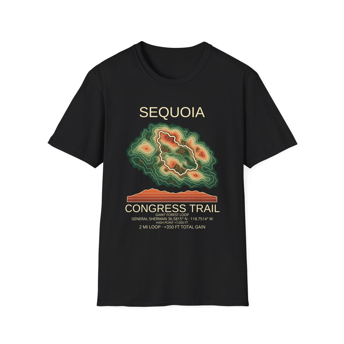 Congress Trail Hiking T-Shirt | Sequoia