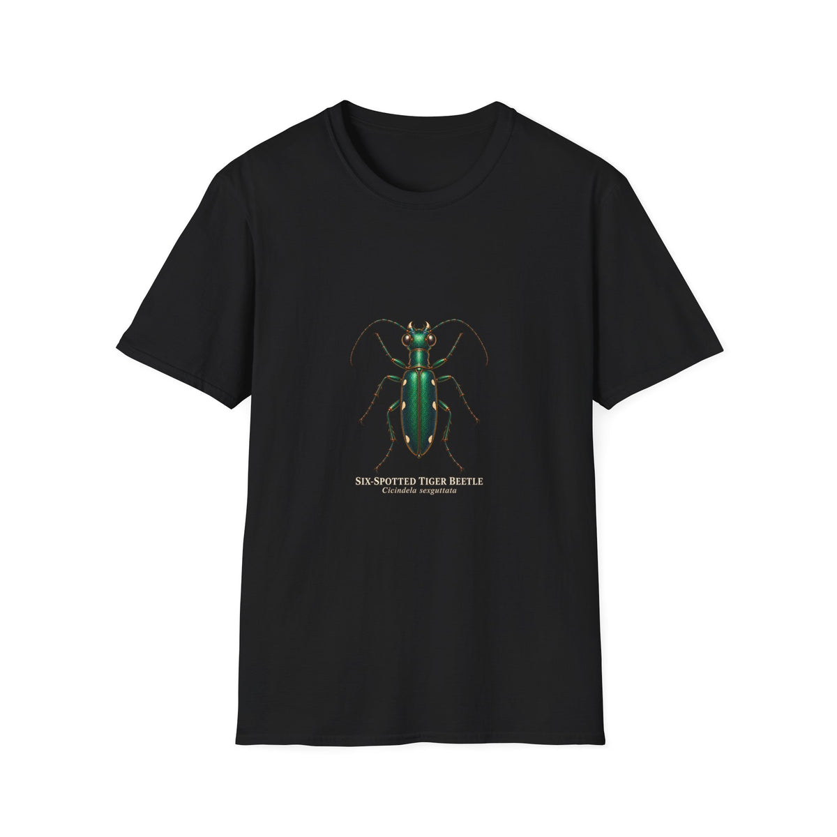 Six-Spotted Tiger Beetle Entomology T-Shirt