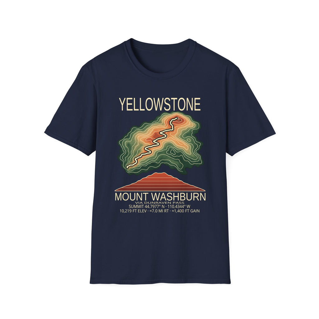 Mount Washburn Hiking T-Shirt | Yellowstone