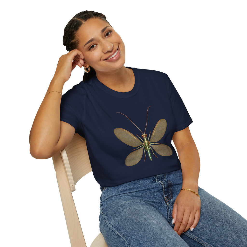 Lacewing Natural History T-Shirt | Chrysoperla rufilabris