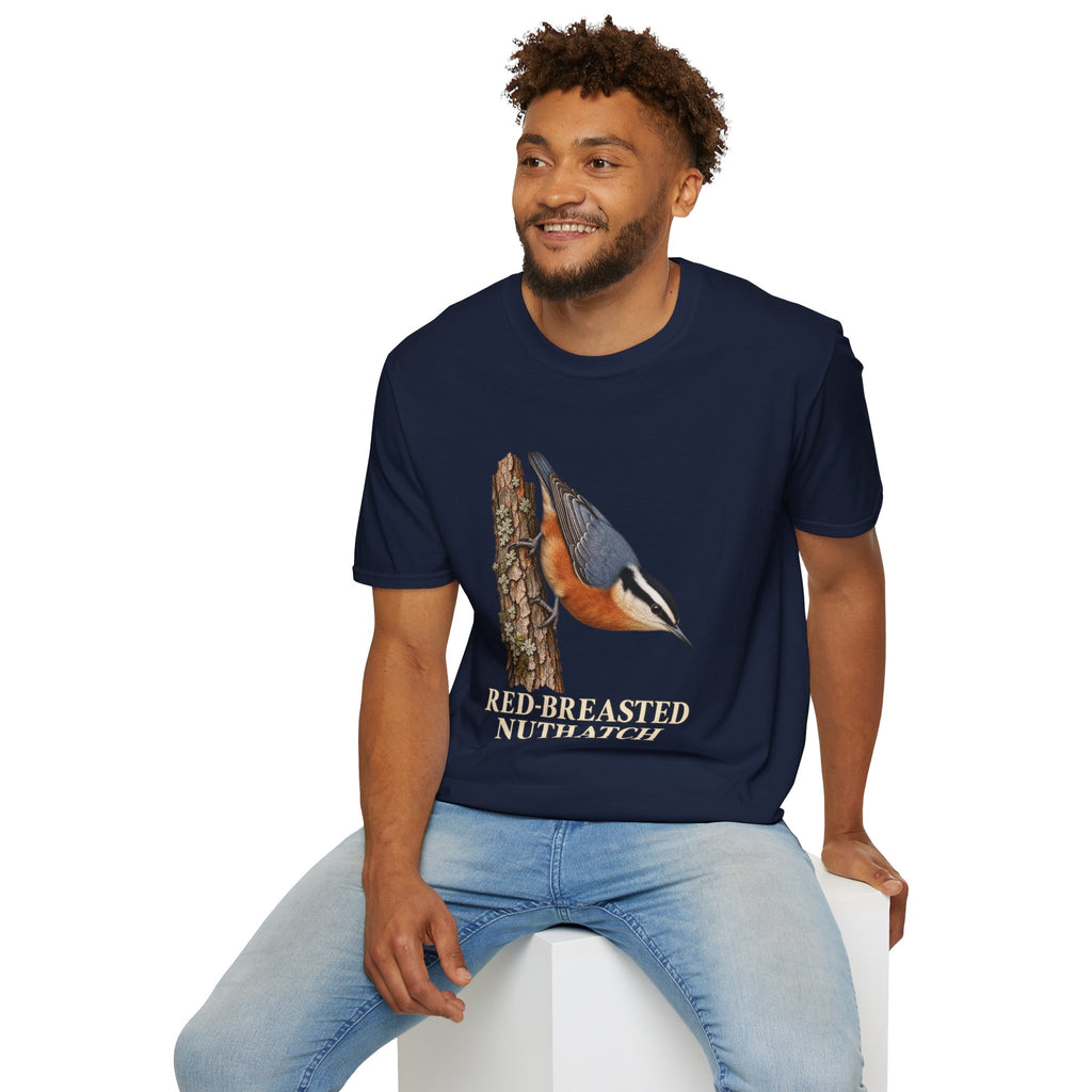 Red-Breasted Nuthatch Birdwatching T-Shirt