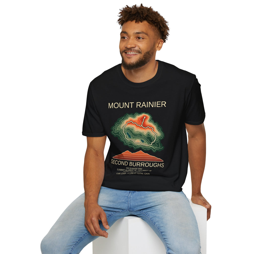 Second Burroughs Hiking T-Shirt | Mount Rainier