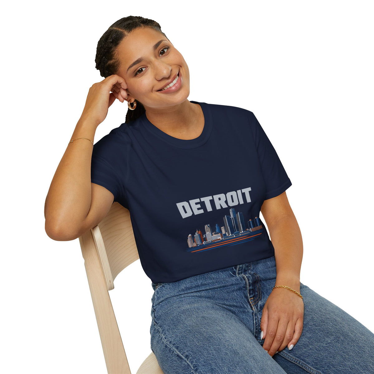 Detroit Skyline Architecture T-Shirt