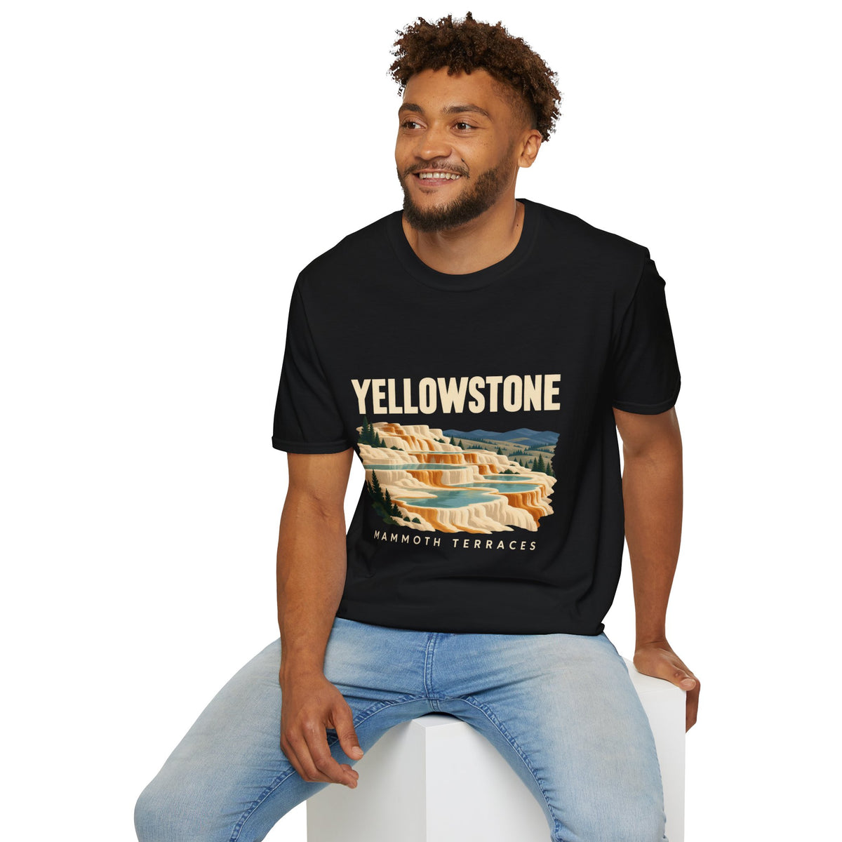Yellowstone Mammoth Terraces Graphic T-Shirt
