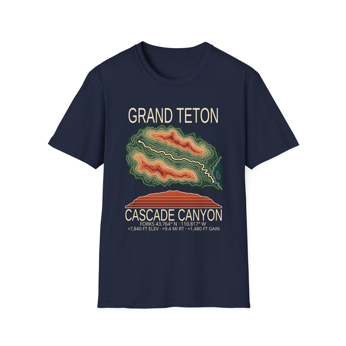 Cascade Canyon Hiking T-Shirt | Grand Teton