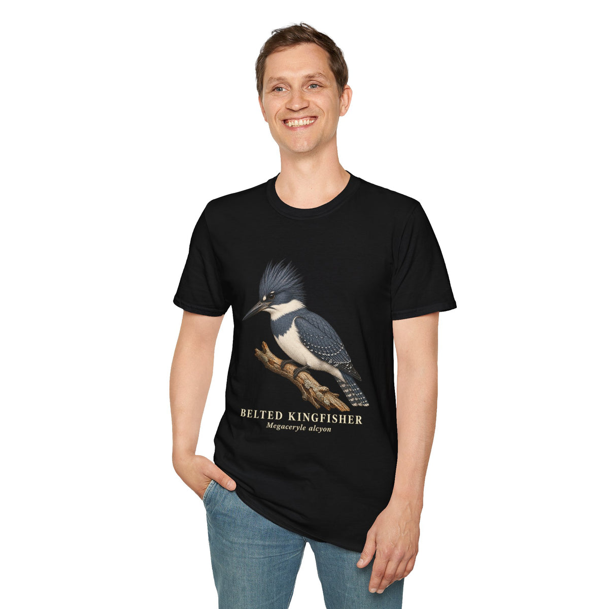 Belted Kingfisher Birdwatching T-Shirt
