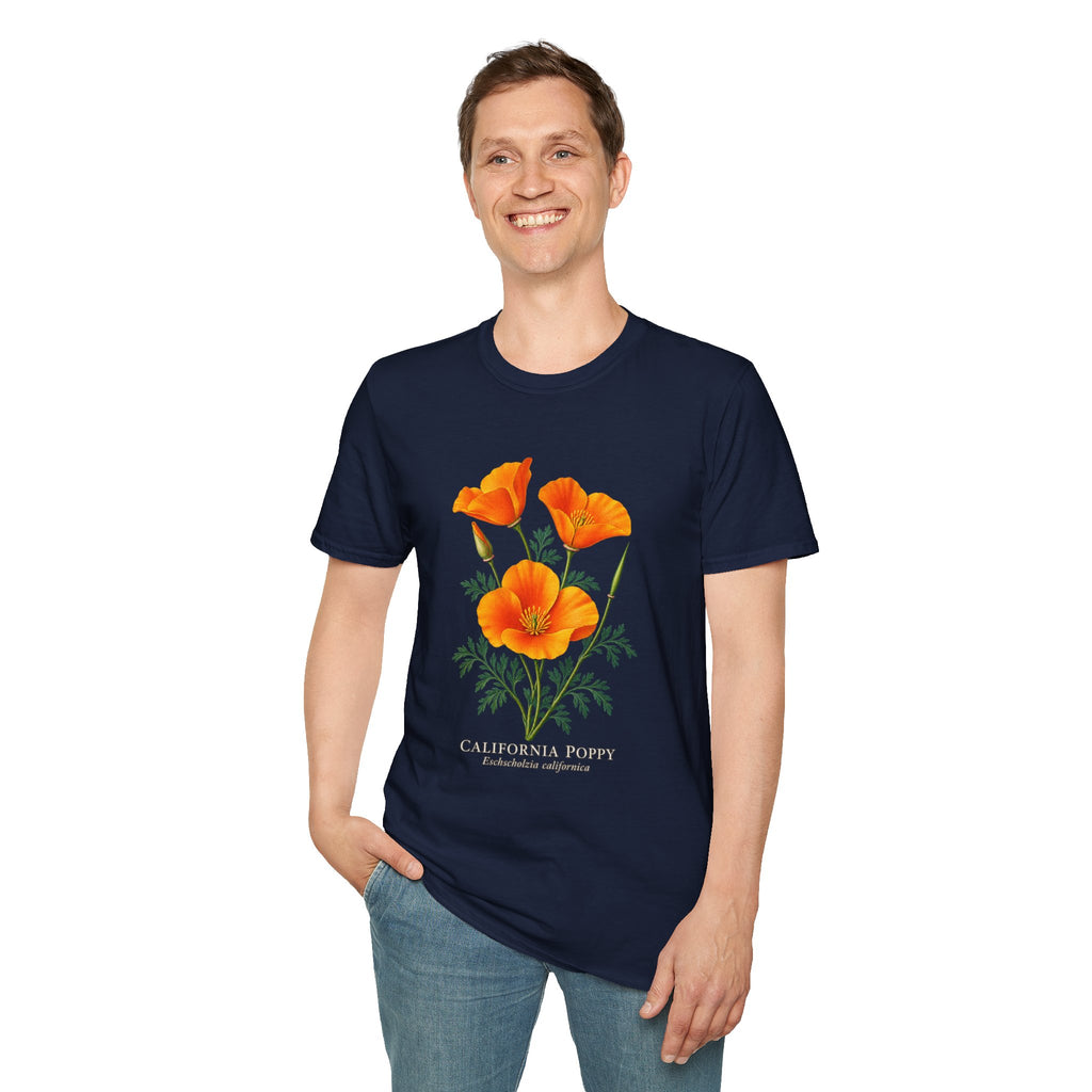 California Poppy Botanical T-Shirt
