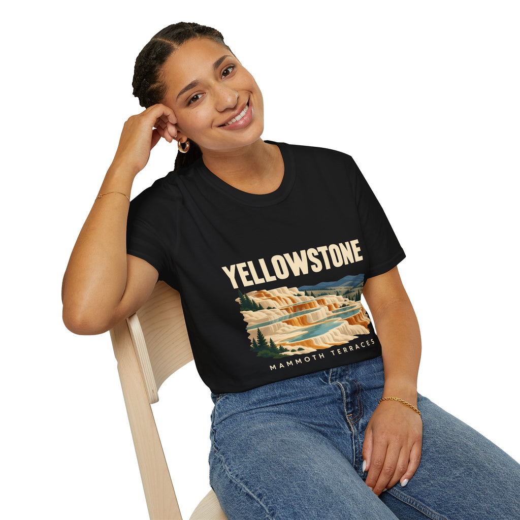Yellowstone Mammoth Terraces Graphic T-Shirt