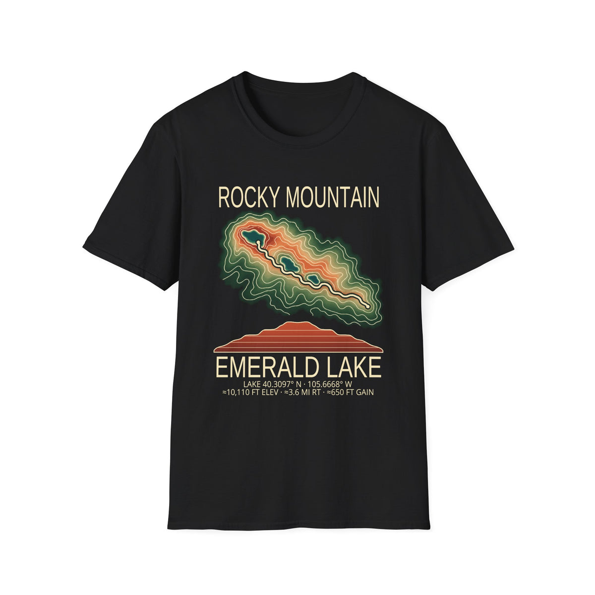 Emerald Lake Hiking T-Shirt | Rocky Mountain