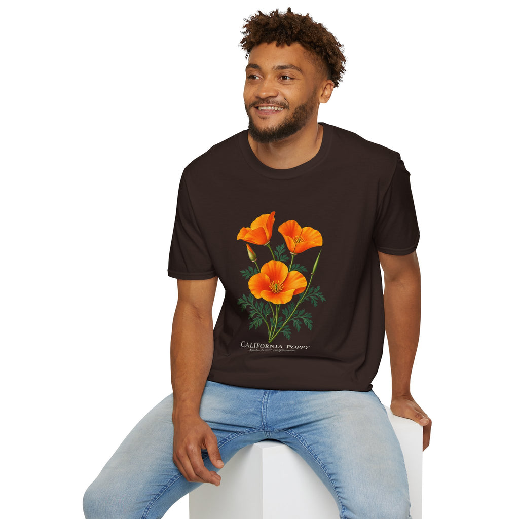 California Poppy Botanical T-Shirt
