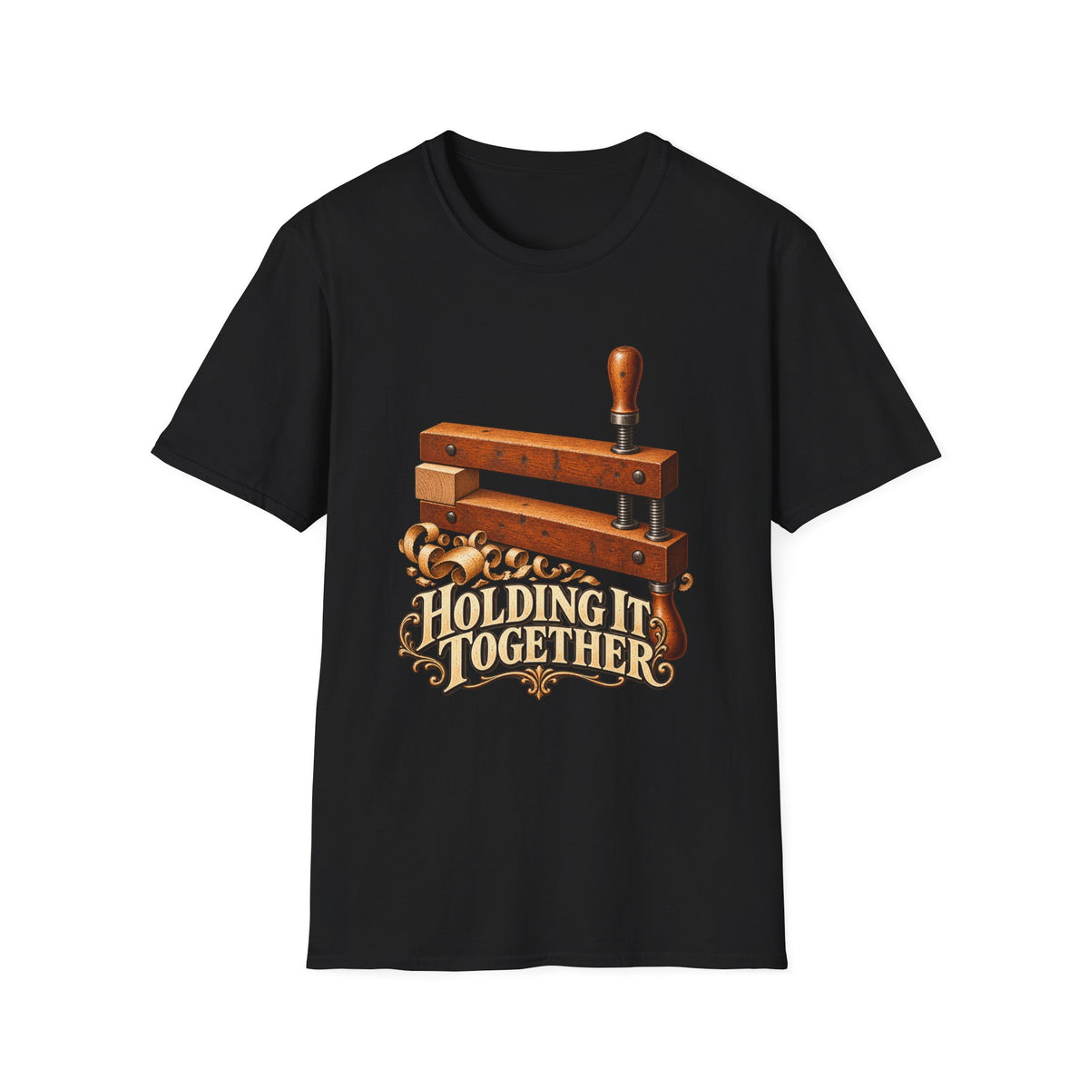 Holding It Together Handscrew Clamp Woodworking T-Shirt