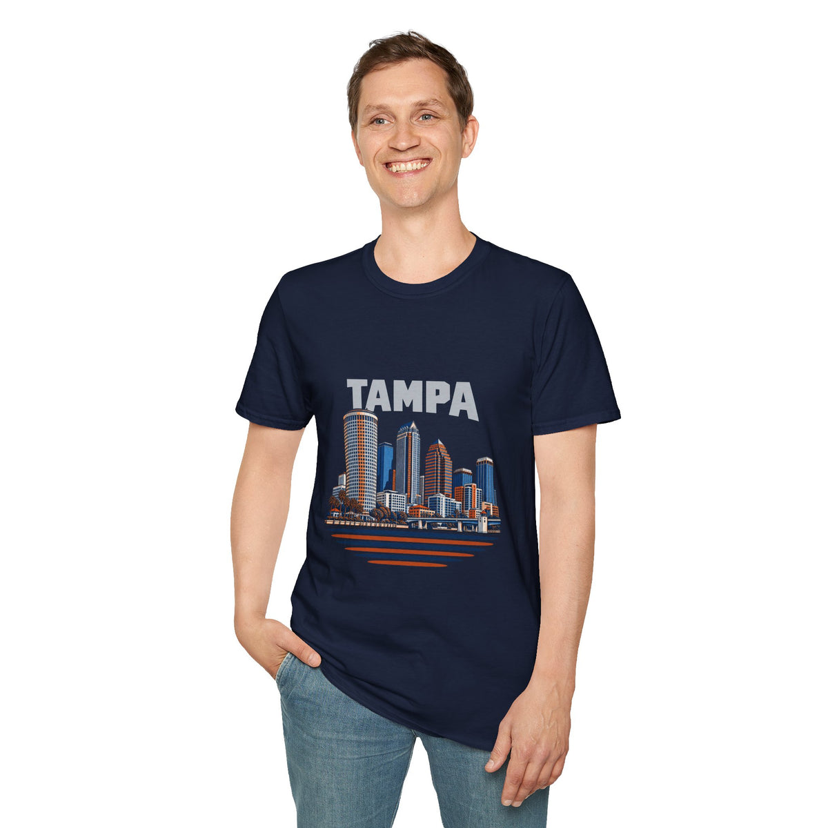 Tampa Skyline Cityscape T-Shirt