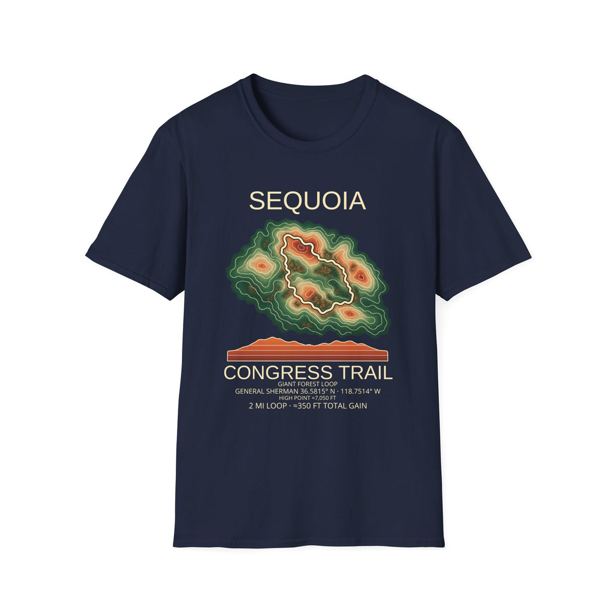 Congress Trail Hiking T-Shirt | Sequoia