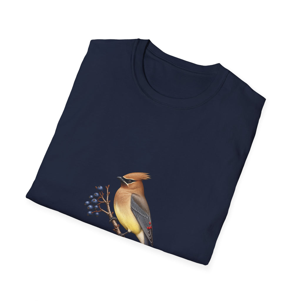 Cedar Waxwing Birdwatching T-Shirt