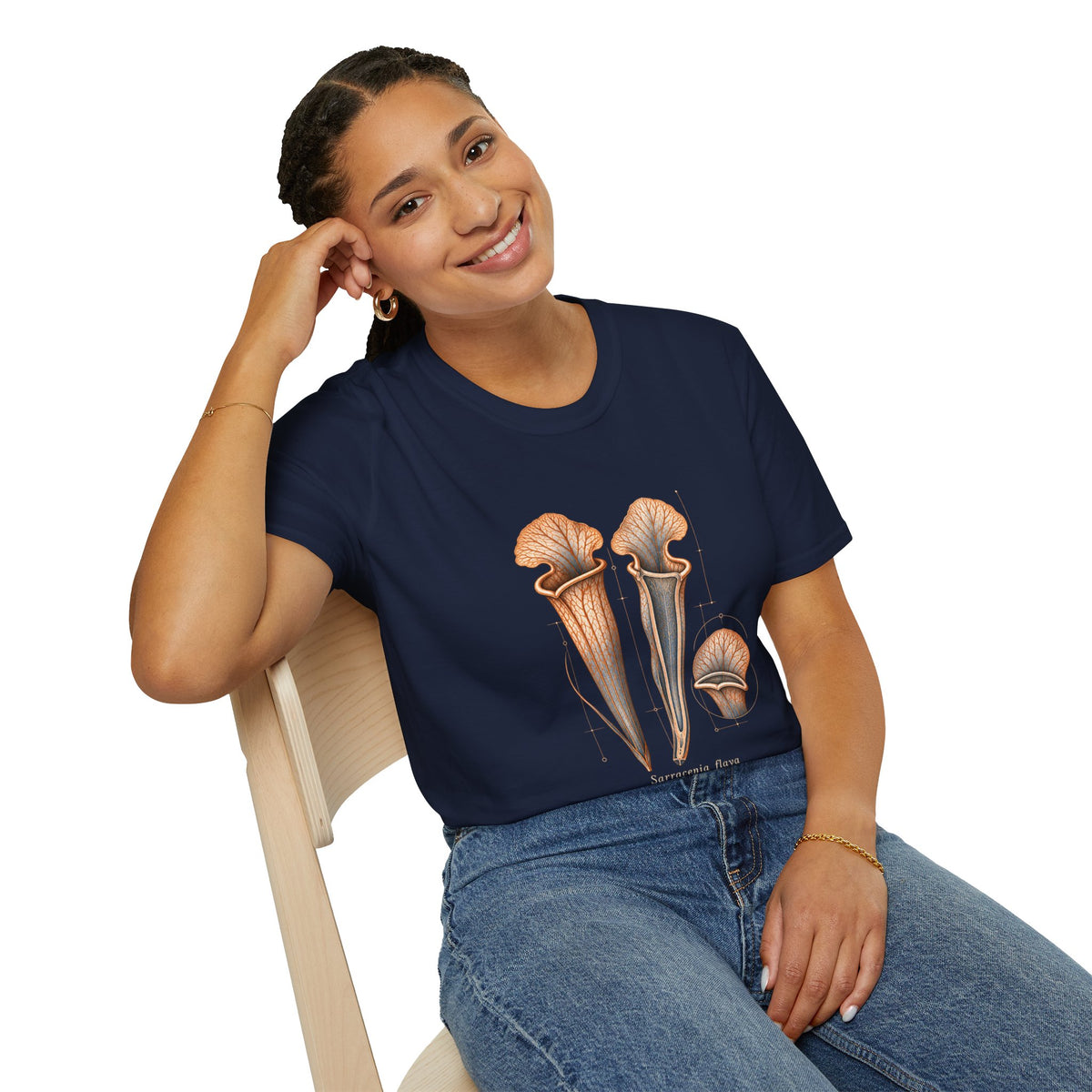 Yellow Pitcher Plant Botanical T-Shirt