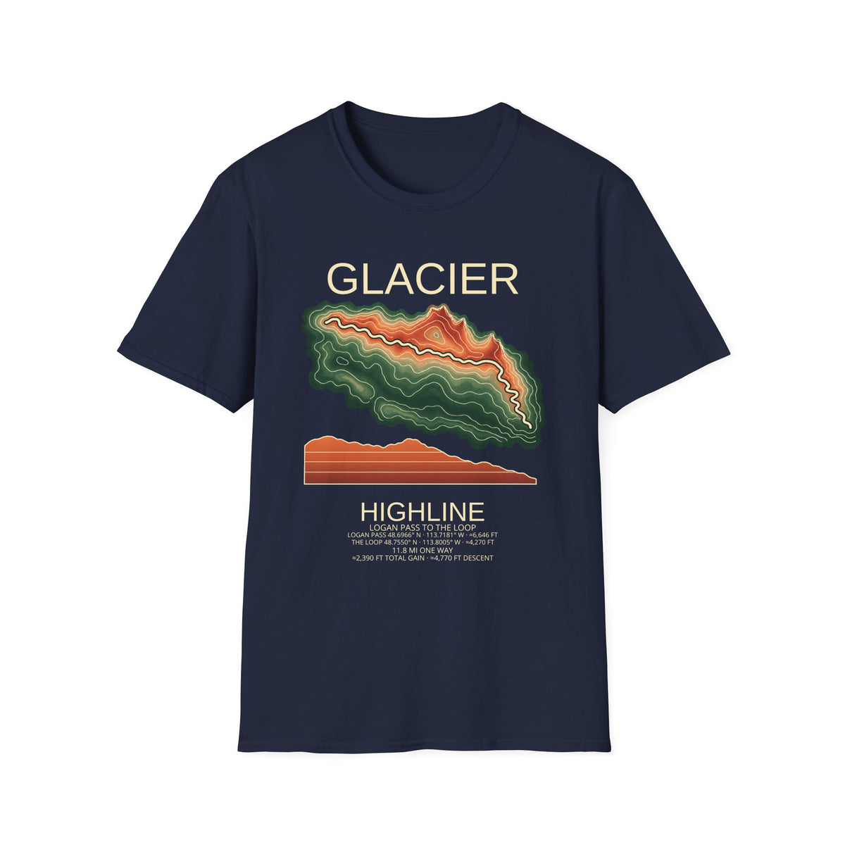 Highline Hiking T-Shirt | Glacier