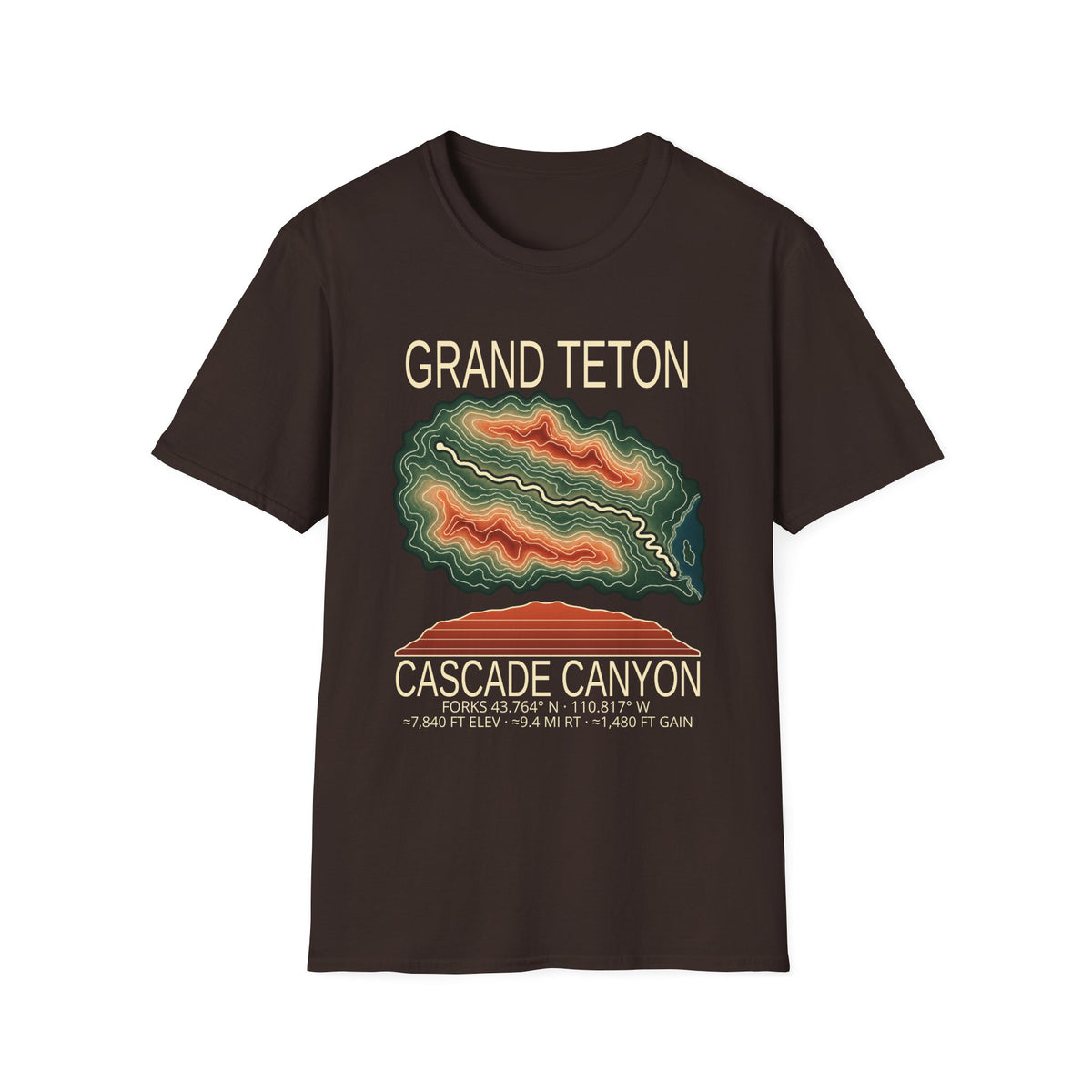Cascade Canyon Hiking T-Shirt | Grand Teton