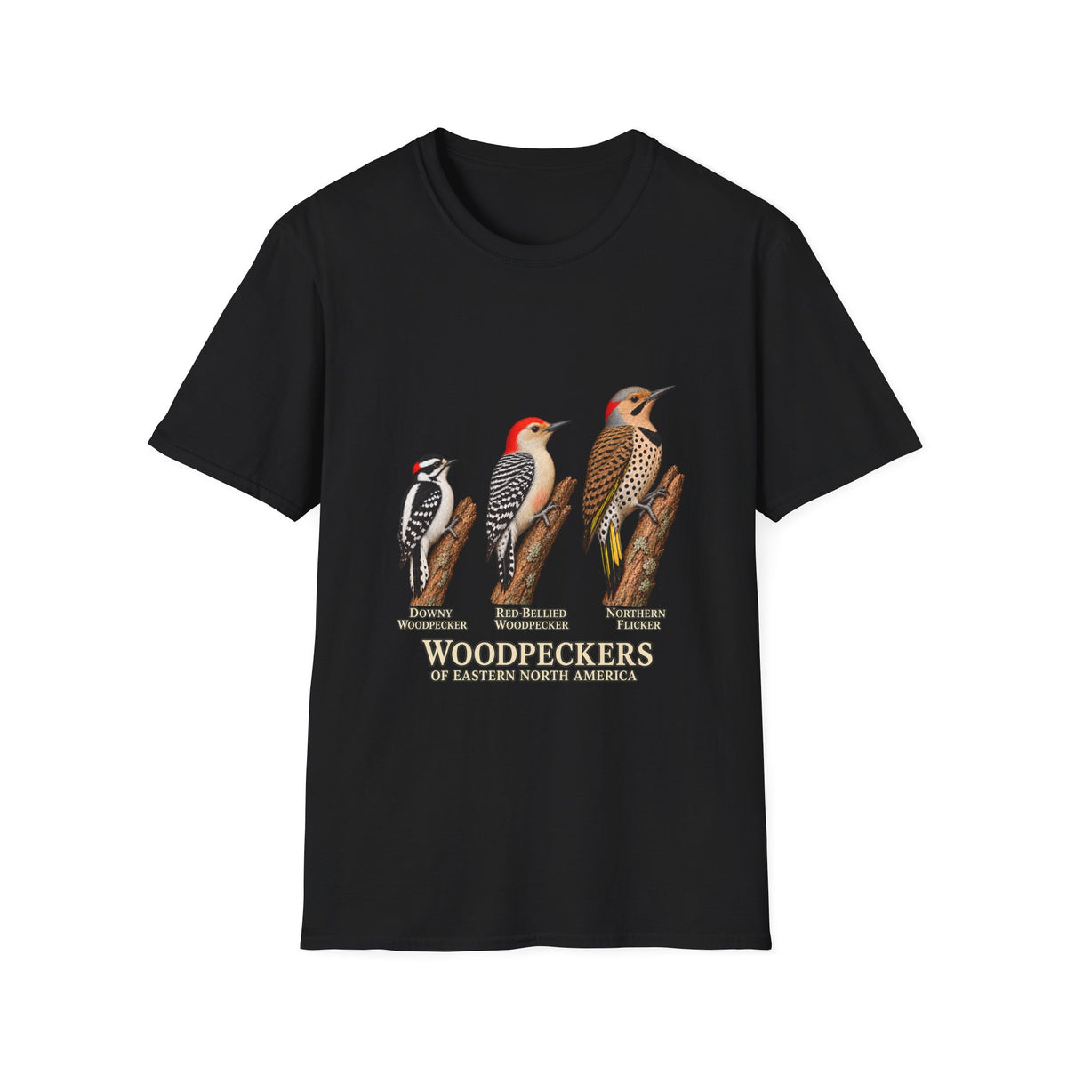 Eastern Woodpeckers Natural History T-Shirt