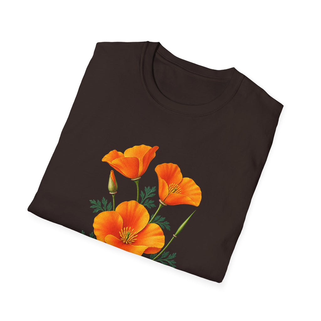 California Poppy Botanical T-Shirt