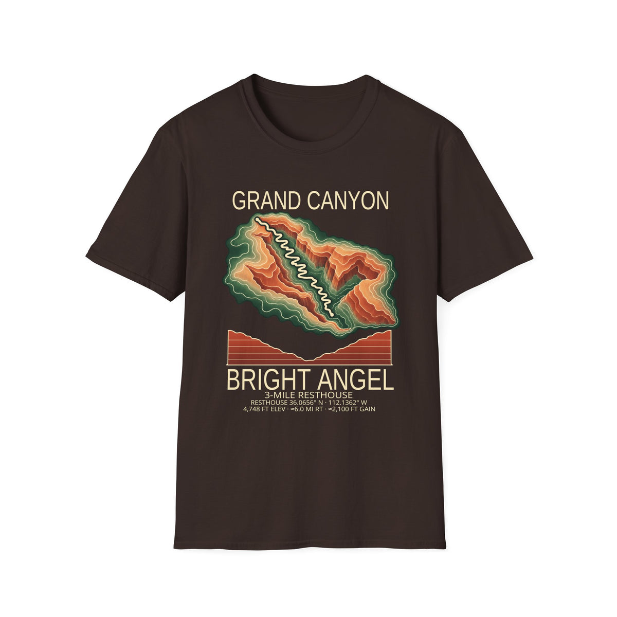 Bright Angel Hiking T-Shirt | Grand Canyon