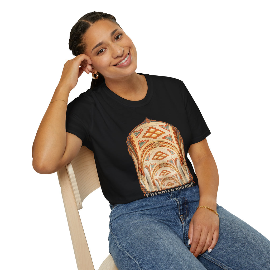 Guardian Building Detroit Architectural T-Shirt