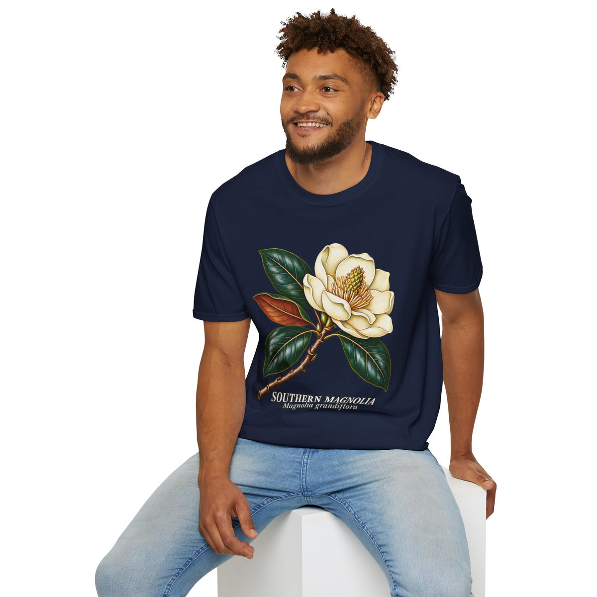 Southern Magnolia Botanical T-Shirt | Magnolia grandiflora