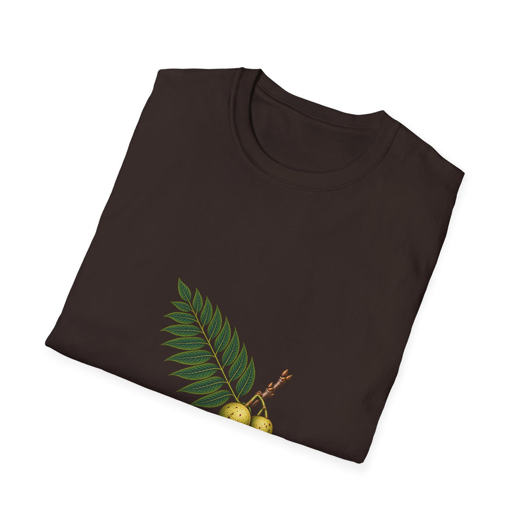 Black Walnut Botanical Study T-Shirt