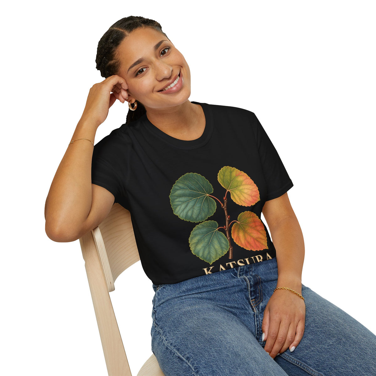 Katsura Botanical Leaf Study T-Shirt