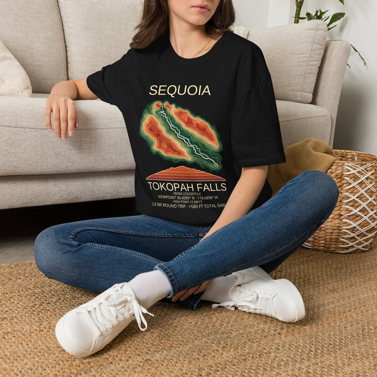 Tokopah Falls Hiking T-Shirt | Sequoia
