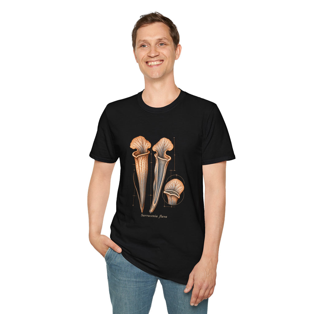 Yellow Pitcher Plant Botanical T-Shirt