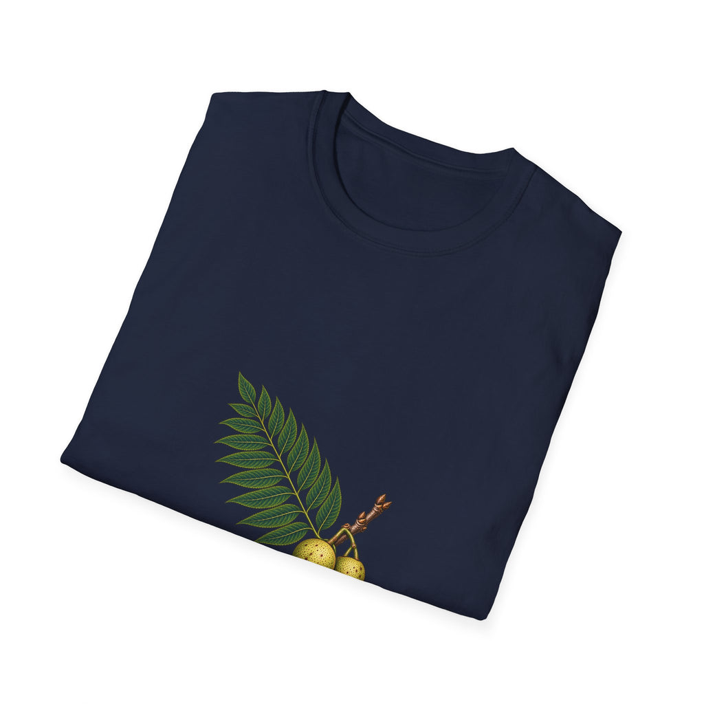 Black Walnut Botanical Study T-Shirt