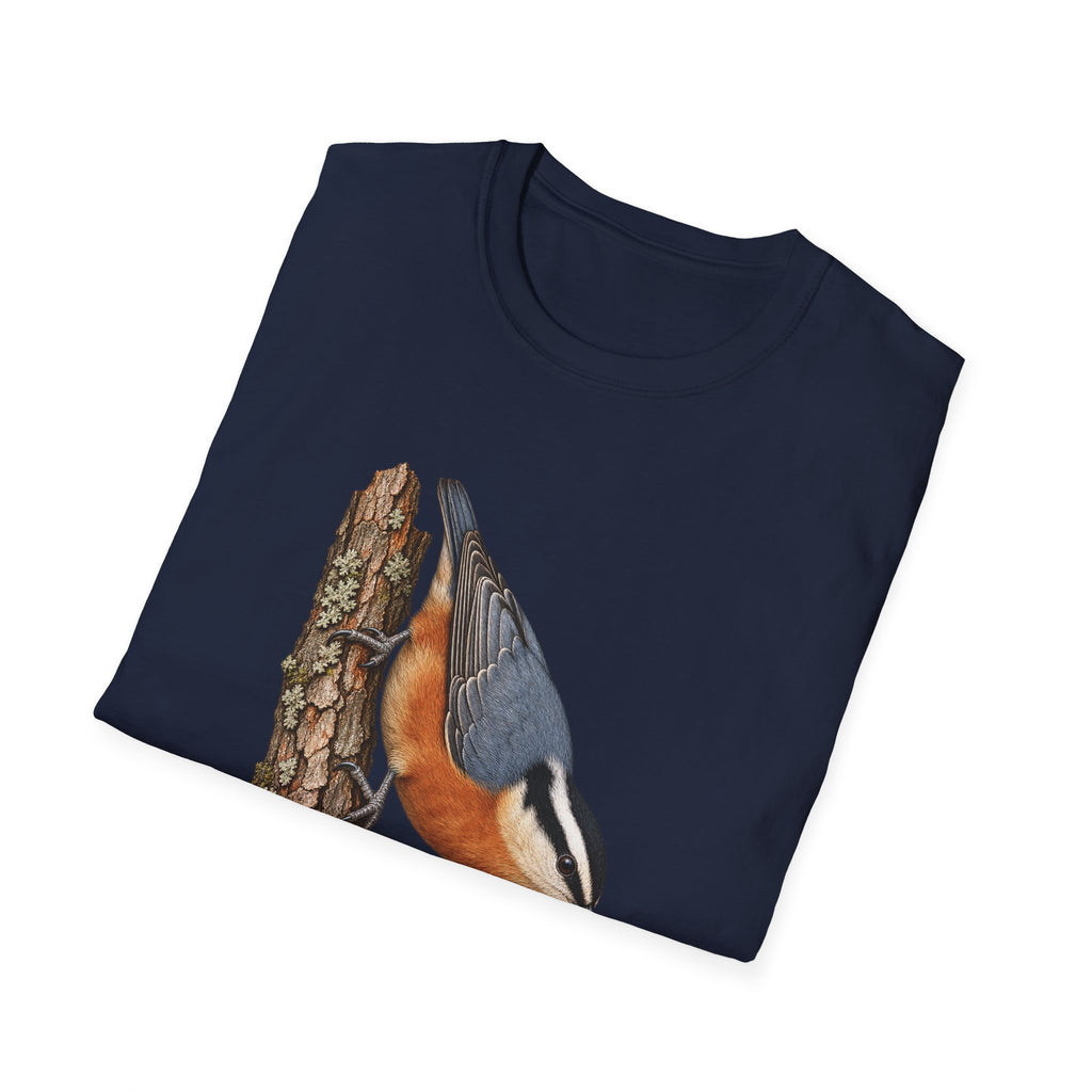 Red-Breasted Nuthatch Birdwatching T-Shirt