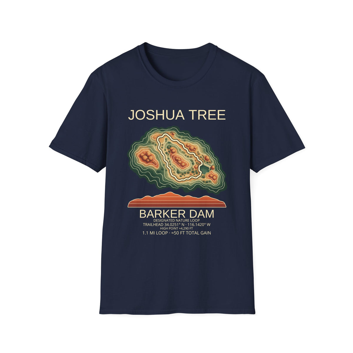 Barker Dam Hiking T-Shirt | Joshua Tree