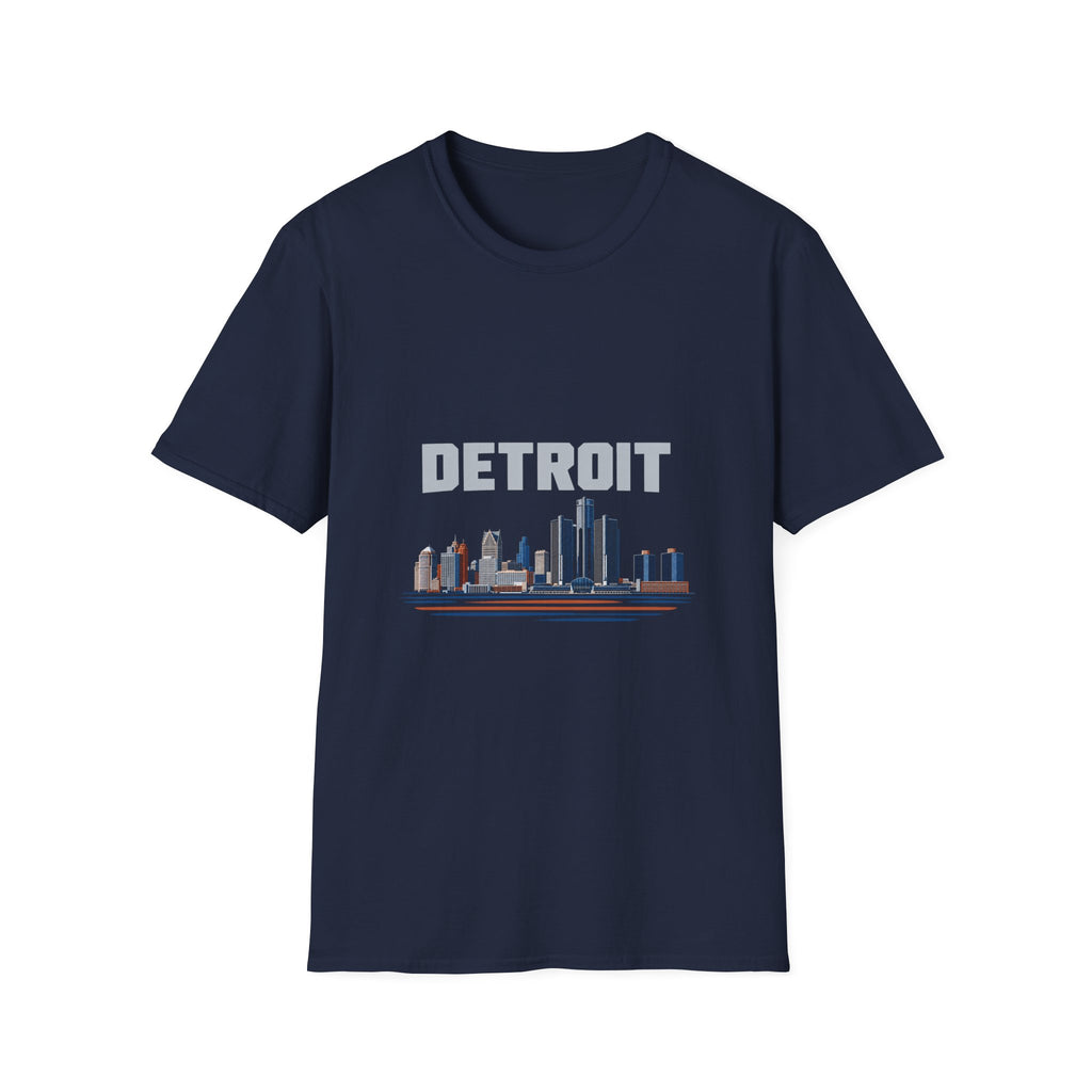 Detroit Skyline Architecture T-Shirt