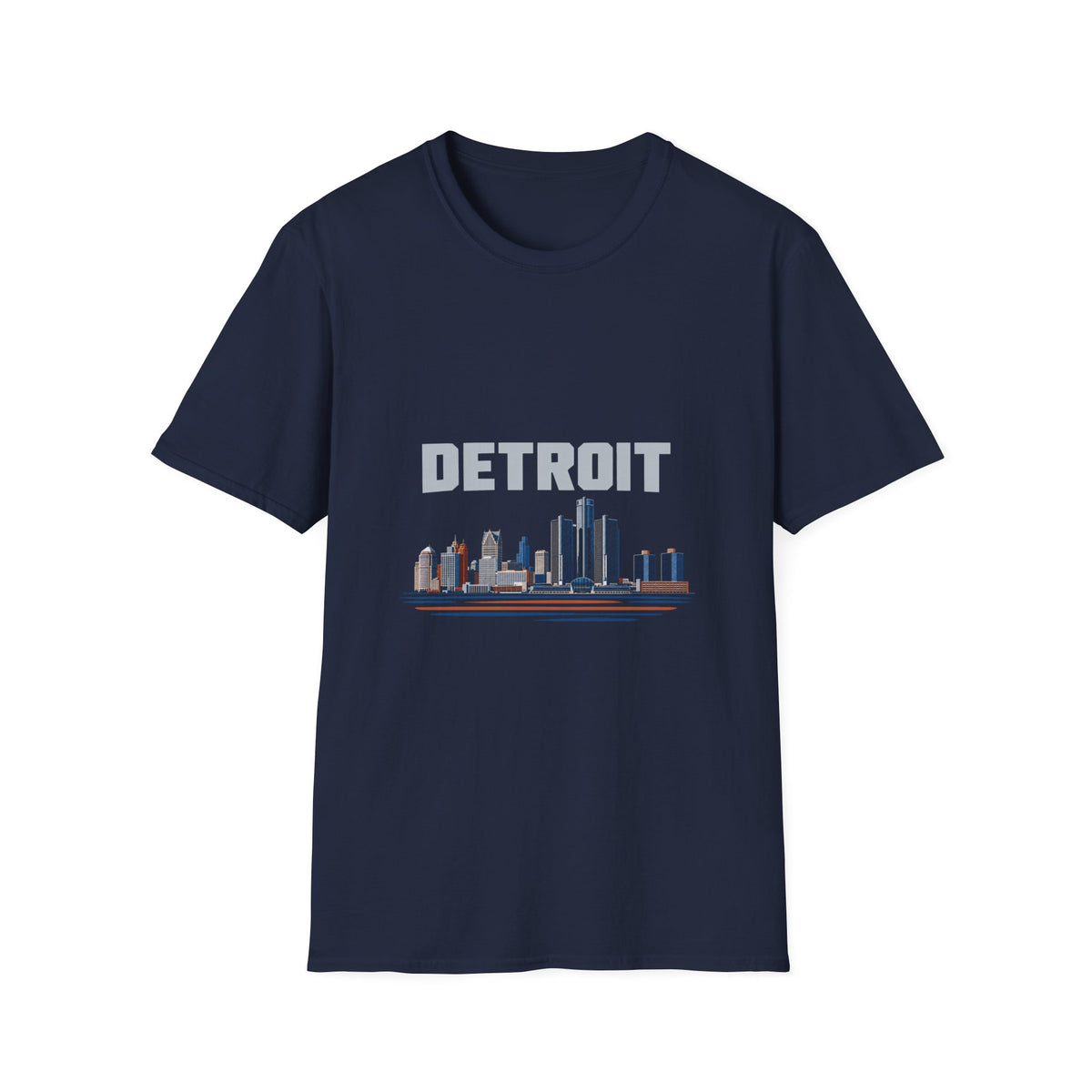 Detroit Skyline Architecture T-Shirt