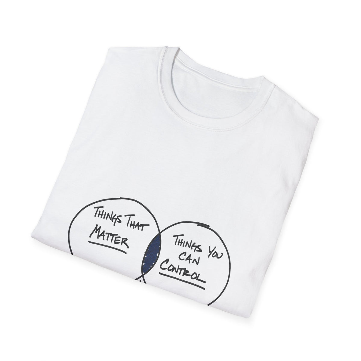 Focus on What Matters Venn Diagram T-Shirt