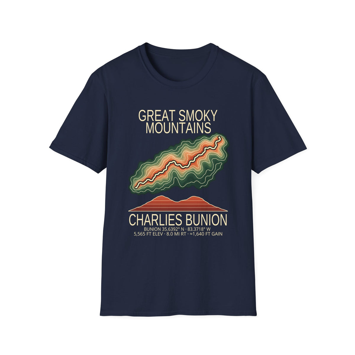 Charlies Bunion Hiking T-Shirt | Great Smoky Mountains