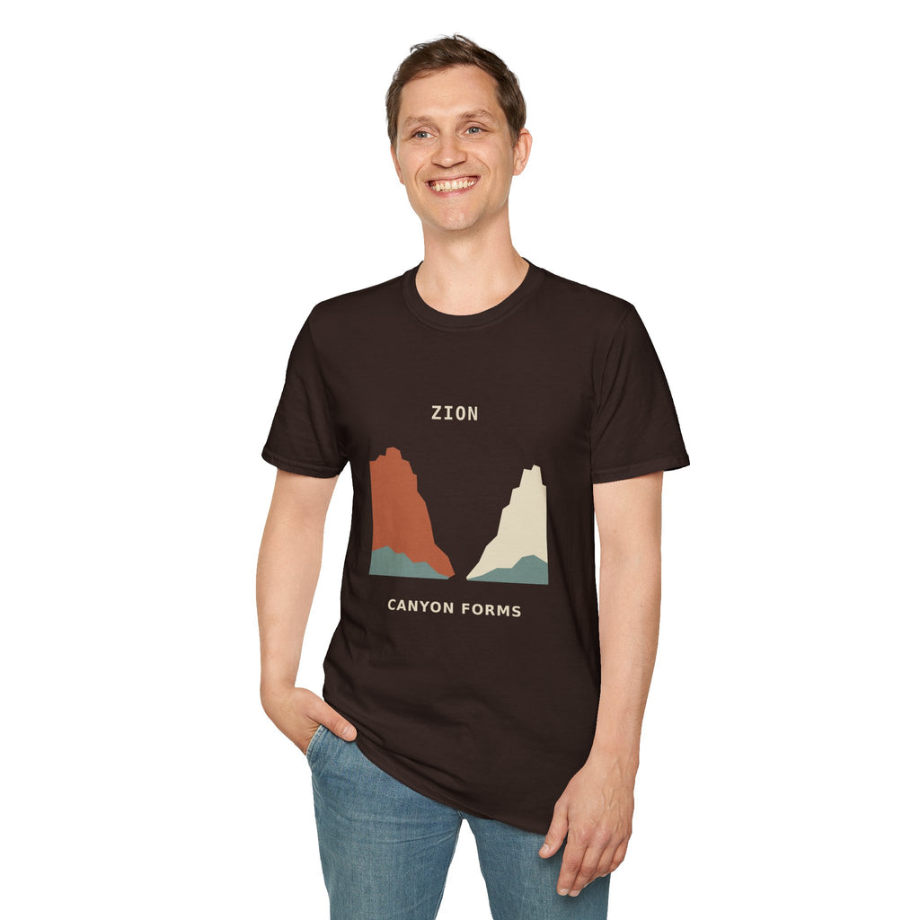 Zion Canyon Forms National Park T-Shirt
