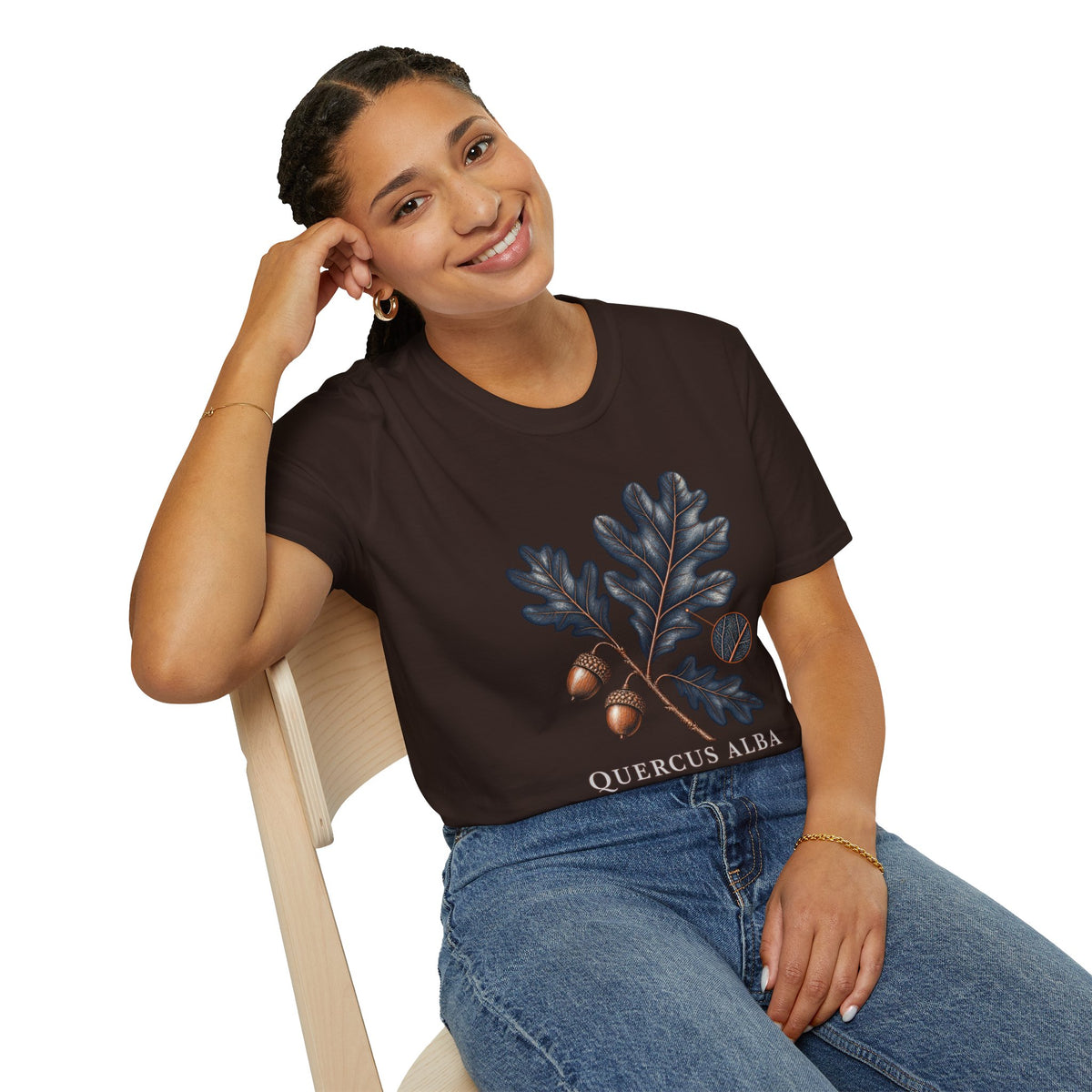 White Oak Botanical T-Shirt | Quercus alba