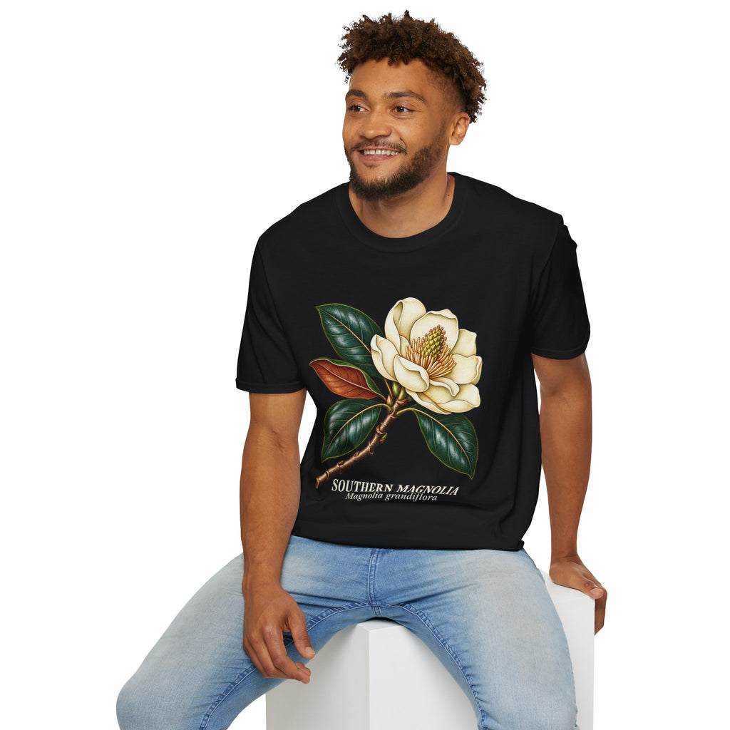 Southern Magnolia Botanical T-Shirt | Magnolia grandiflora